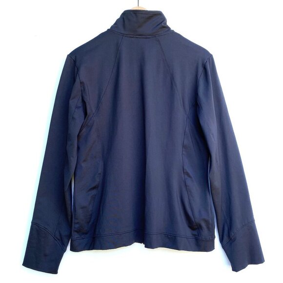 Tommy Bahama 18 Golf Womens Jacket Size L Navy Zip Up Nylon Spandex Performance - Picture 3 of 10